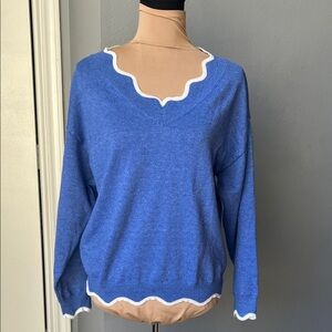 MISSLOOK scalloped trim